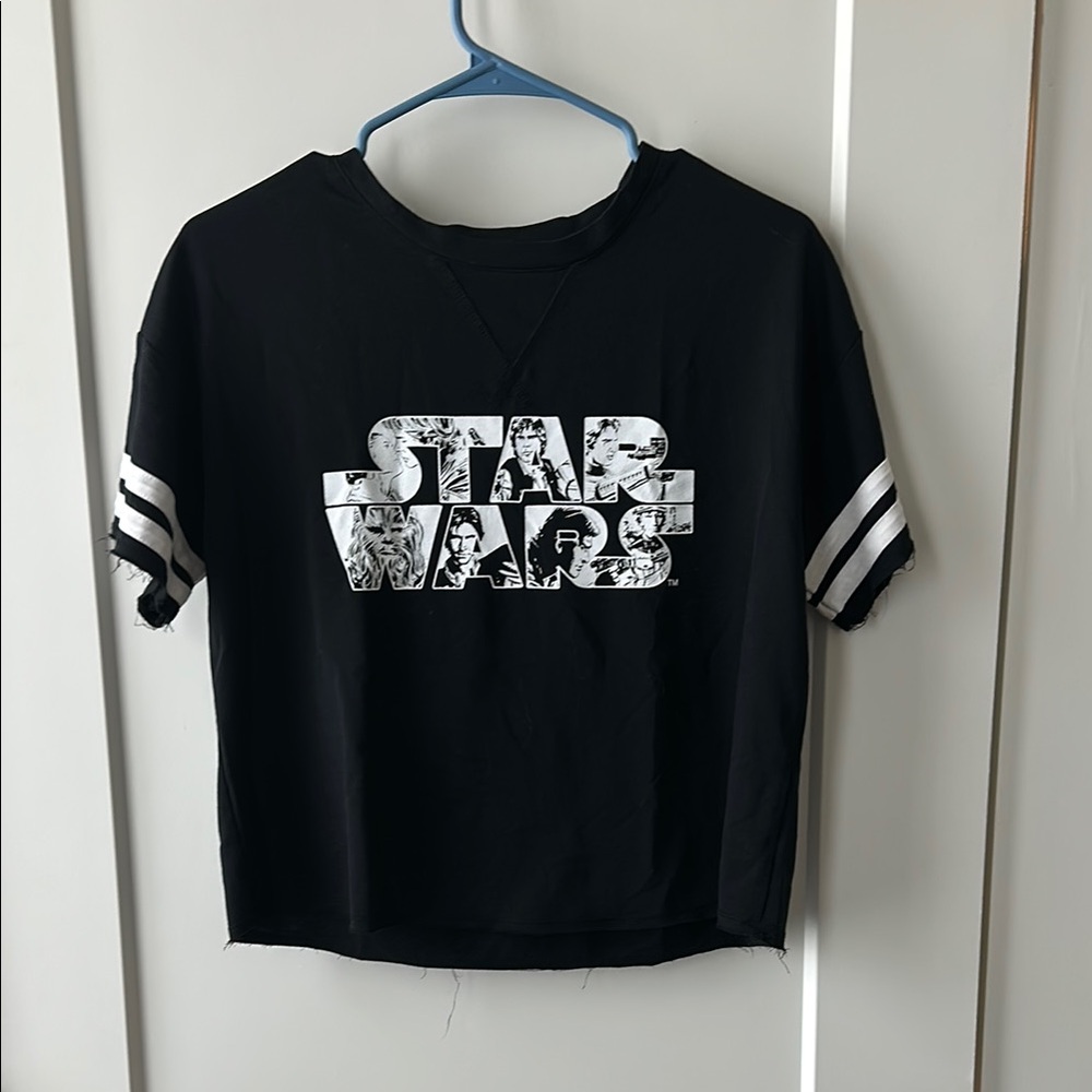 Fifth Sun Black Short Sleeve Tee with STAR WARS Graphic